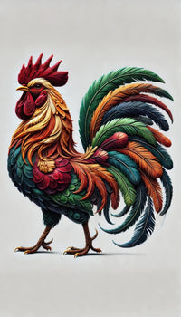Majestic Rooster Wall Art