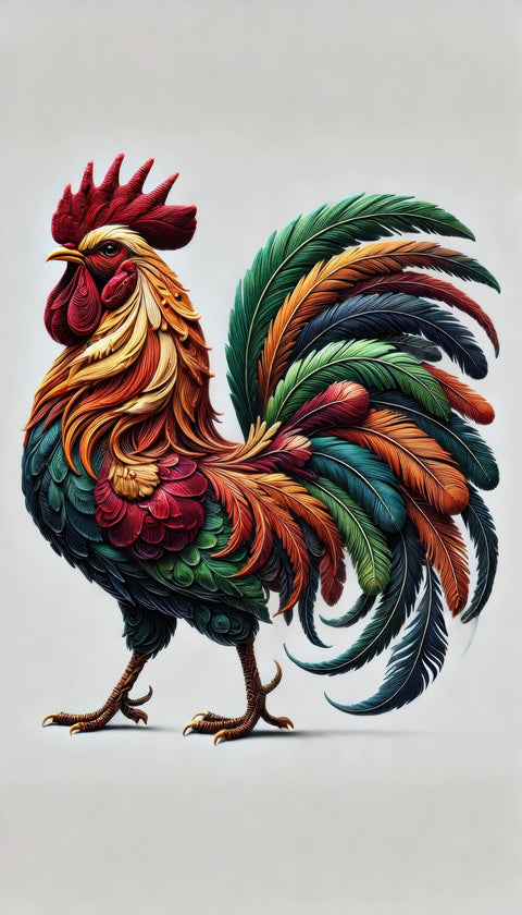 Majestic Rooster Wall Art