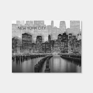 AUTO-MOCKUP WHITE | Manhattan Skyline Graphic Art | 1 Piece | Gallery Wrap Canvas | group=4x3