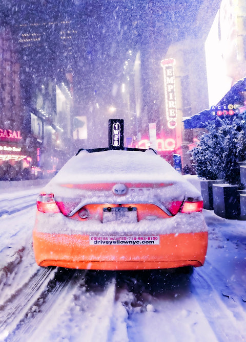Manhattan Snow Storm Wall Art