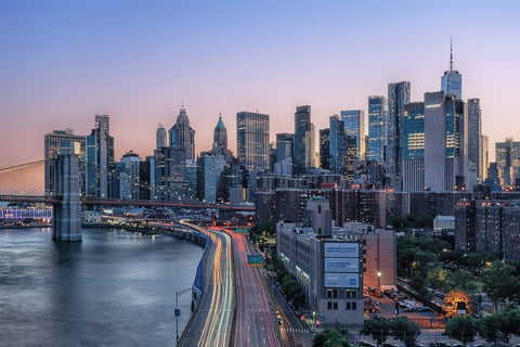 Manhattan Sunset Wall Art