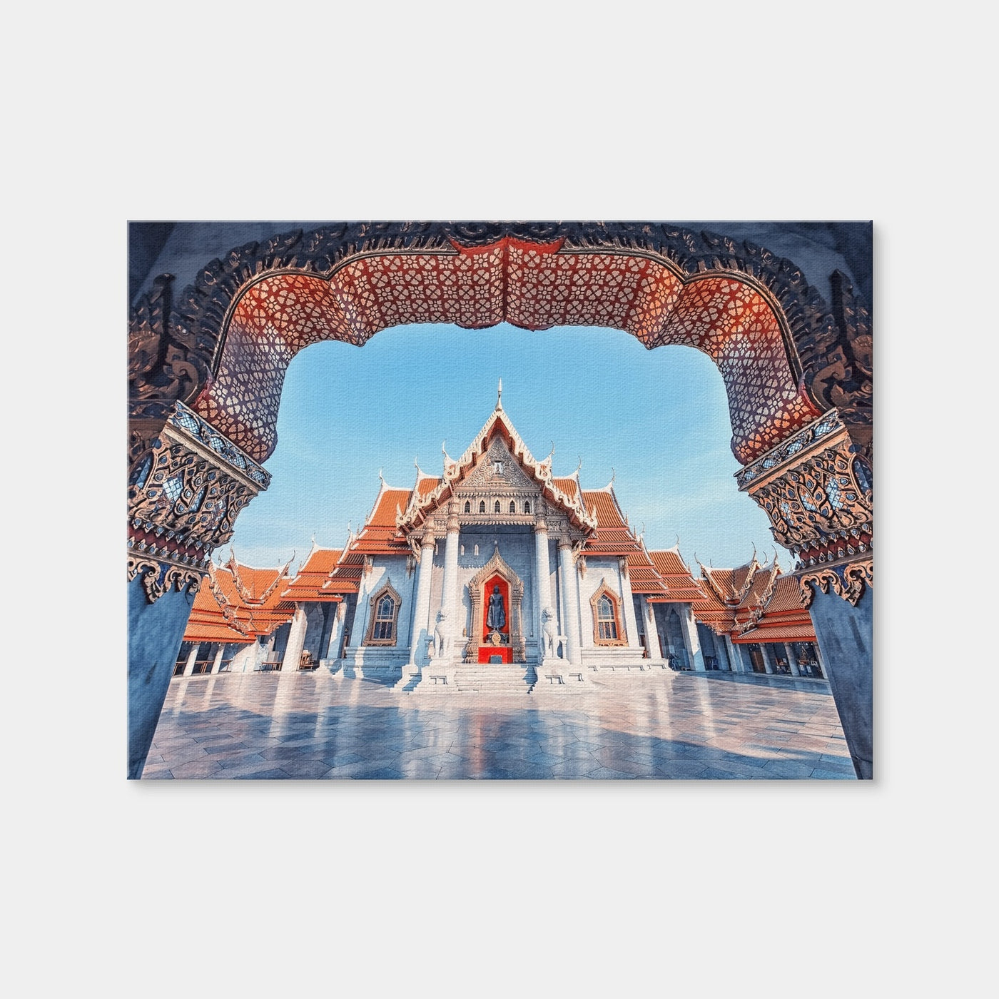 AUTO-MOCKUP WHITE | Marble Temple | 1 Piece | Gallery Wrap Canvas | group=4x3