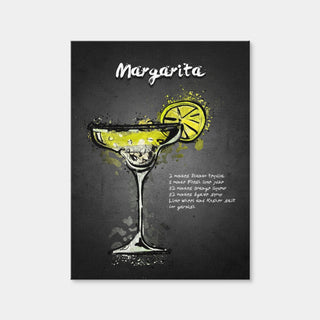 AUTO-MOCKUP WHITE | Margarita Recipe | 1 Piece | Gallery Wrap Canvas | group=3x4