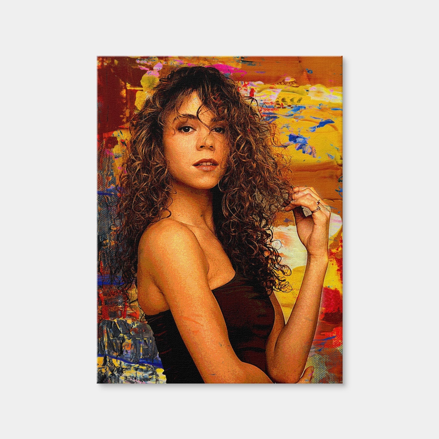 AUTO-MOCKUP WHITE | Mariah Carey | 1 Piece | Gallery Wrap Canvas | group=3x4