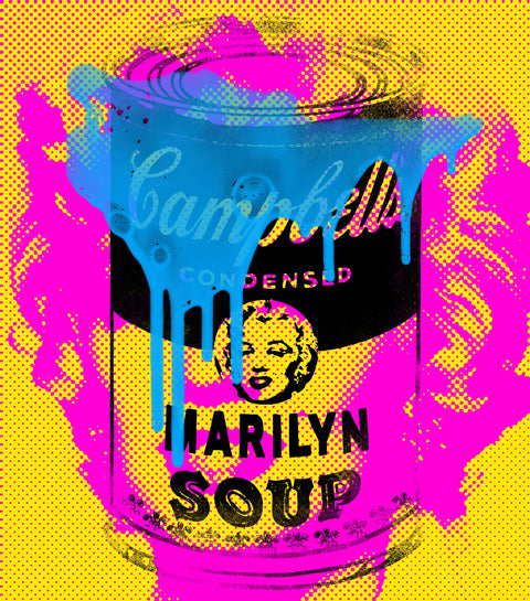 Marilyn Soup Wall Art