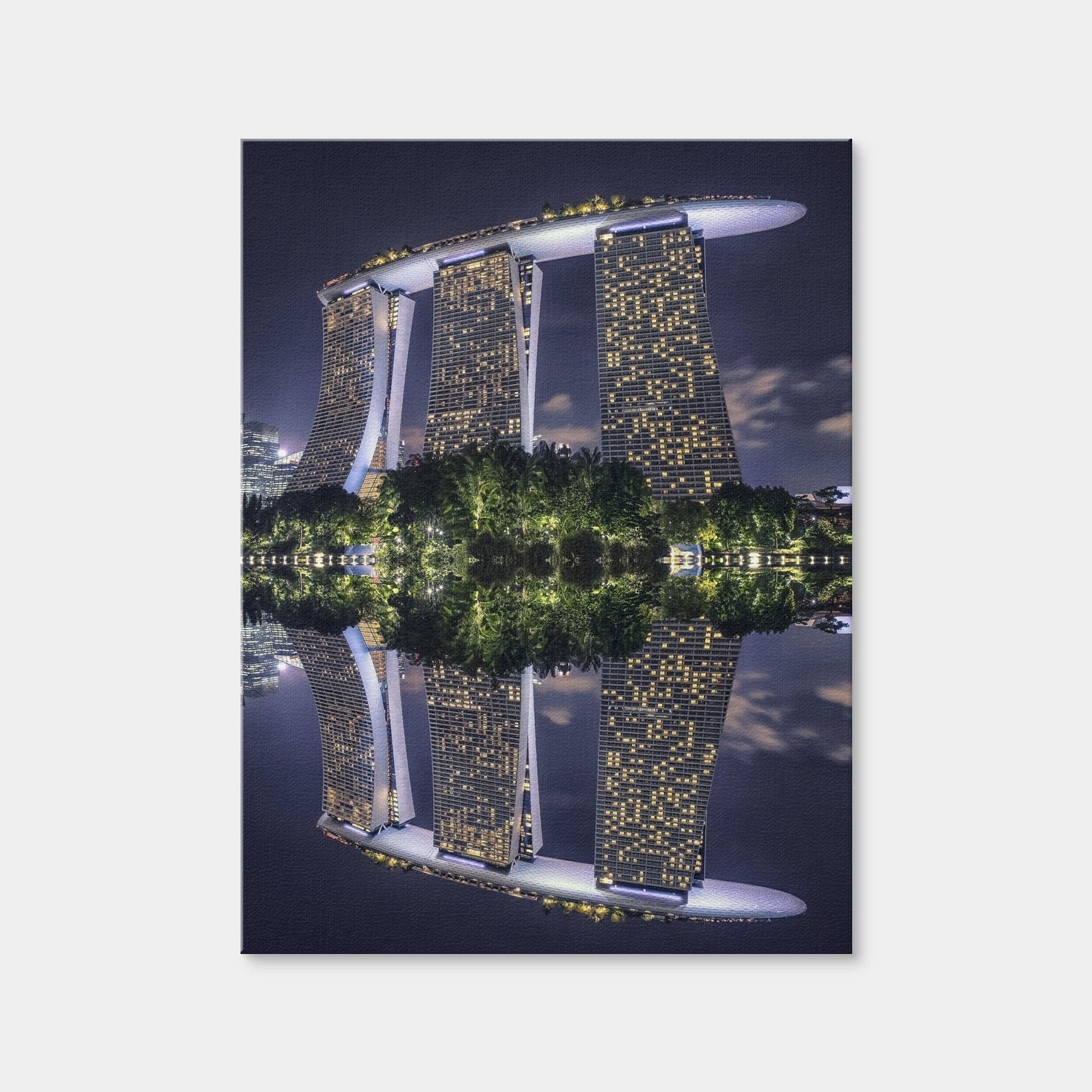 AUTO-MOCKUP WHITE | Marina Bay Sands | 1 Piece | Gallery Wrap Canvas | group=3x4