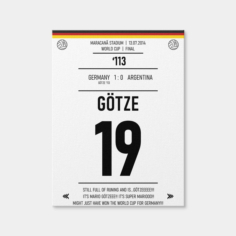 AUTO-MOCKUP WHITE | Mario Gotze | 1 Piece | Gallery Wrap Canvas | group=3x4