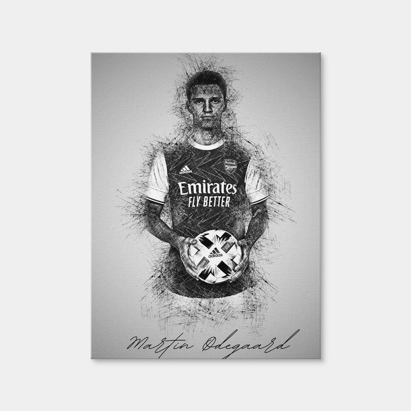 AUTO-MOCKUP WHITE | Martin Odegaard | 1 Piece | Gallery Wrap Canvas | group=3x4