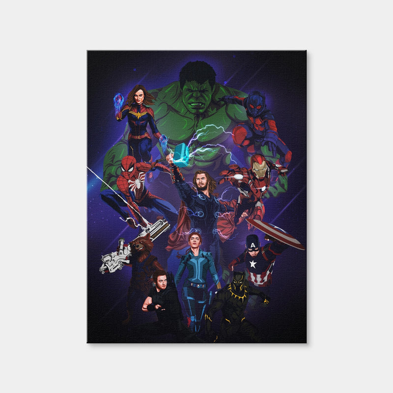 AUTO-MOCKUP WHITE | Marvel Characters | 1 Piece | Gallery Wrap Canvas | group=3x4