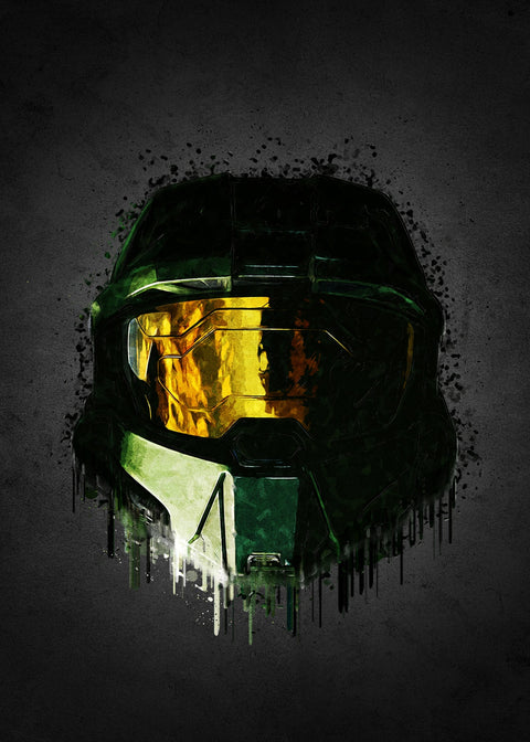 Master Chief Portrait Wall Art