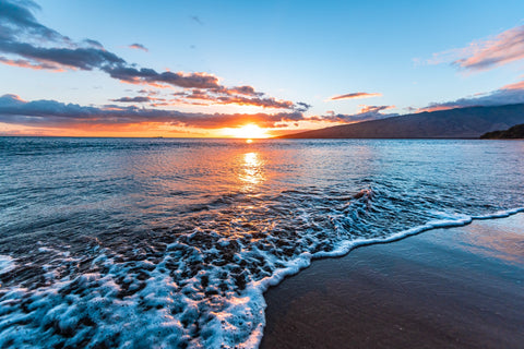 Maui Beach Sunset Wall Art