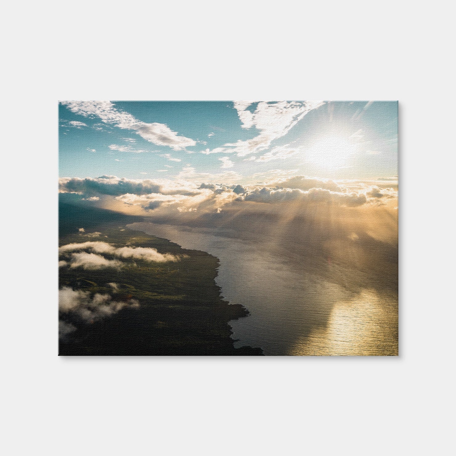 AUTO-MOCKUP WHITE | Maui From Above | 1 Piece | Gallery Wrap Canvas | group=4x3