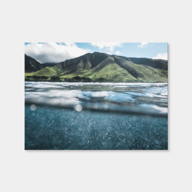 AUTO-MOCKUP WHITE | Maui Land and Sea | 1 Piece | Gallery Wrap Canvas | group=4x3