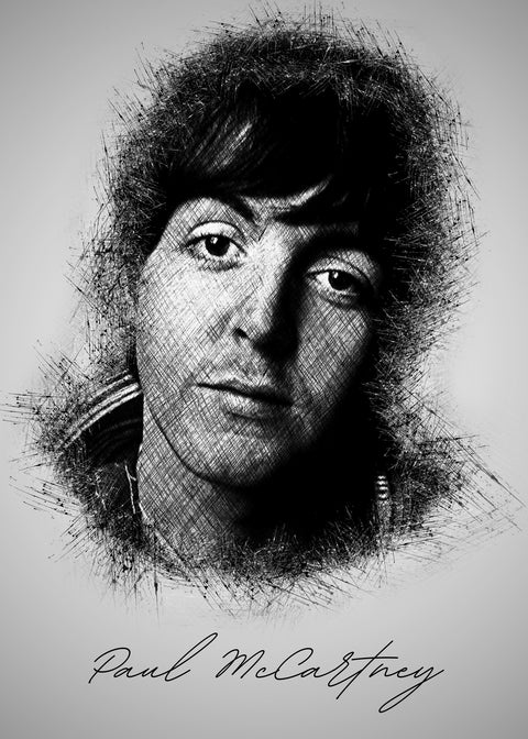 McCartney Sketch Wall Art