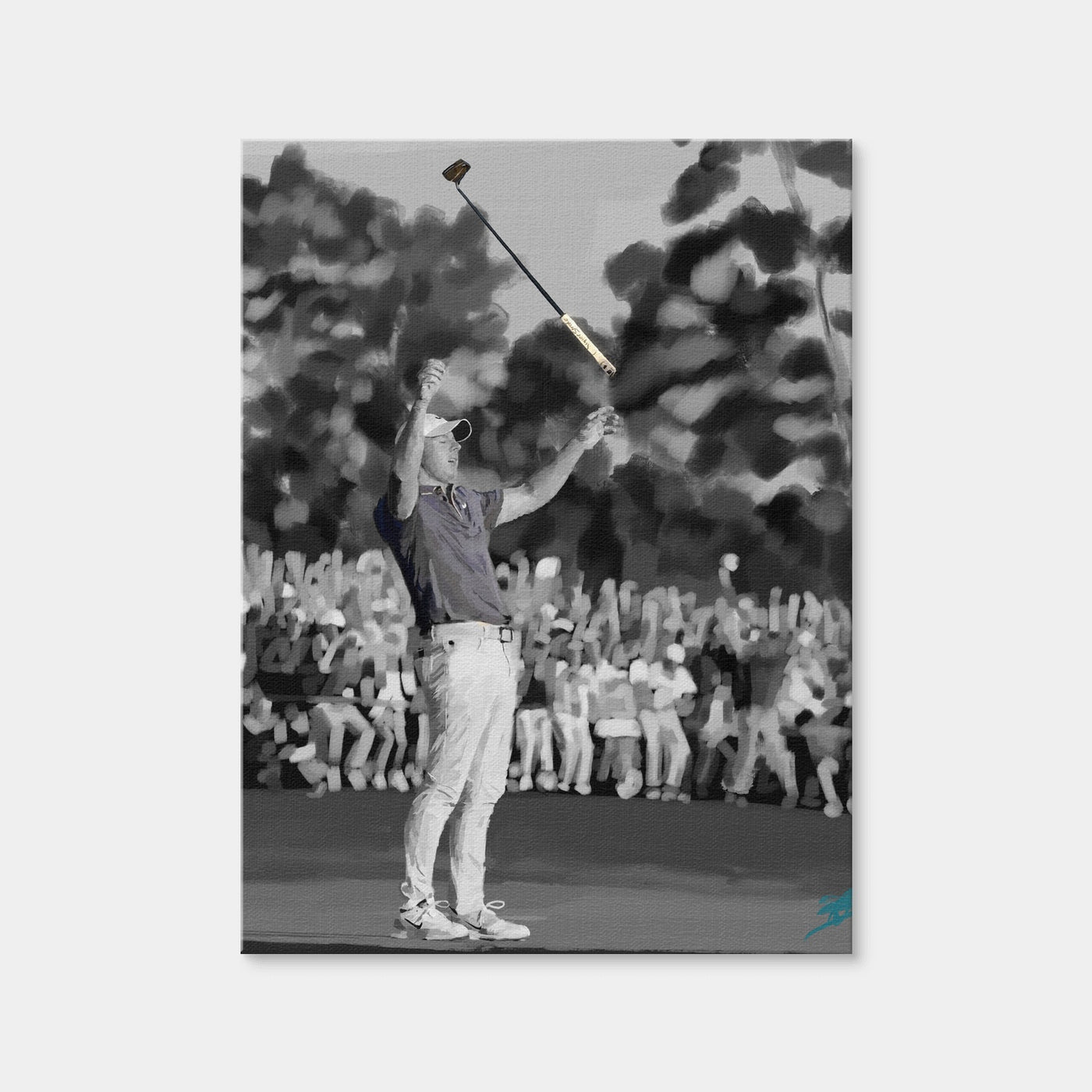 AUTO-MOCKUP WHITE | Mcilroy Masters Champion | 1 Piece | Gallery Wrap Canvas | group=3x4