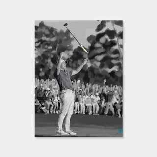 AUTO-MOCKUP WHITE | Mcilroy Masters Champion | 1 Piece | Gallery Wrap Canvas | group=3x4