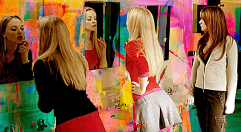 Mean Girls Lipstick Wall Art