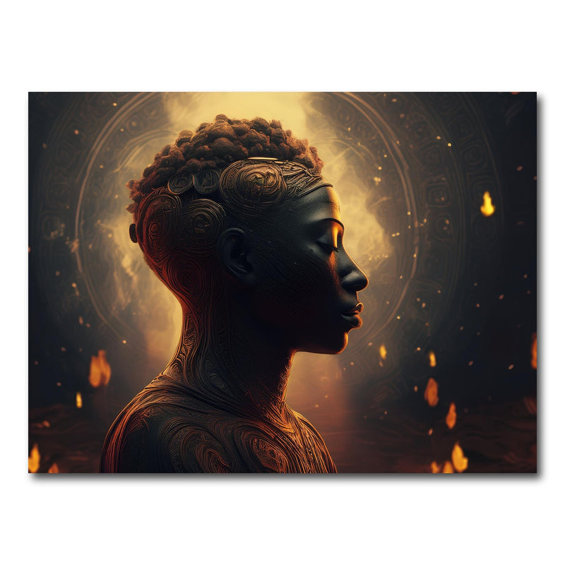 AUTO-MOCKUP WHITE | Meditating Soul | 1 Piece | Gallery Wrap Canvas | group=4x3