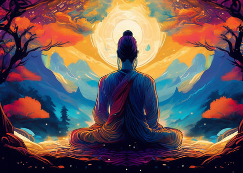 Meditation Painting Wall Art