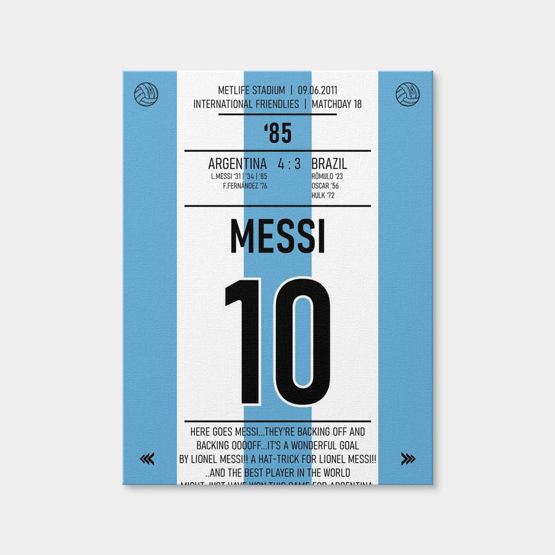 AUTO-MOCKUP WHITE | Messi Argentina | 1 Piece | Gallery Wrap Canvas | group=3x4