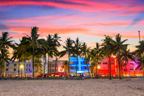 Miami Beach Ocean Drive Wall Art