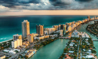 Miami Beach skyline Wall Art