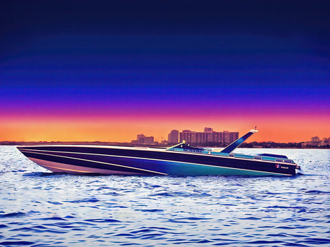 Miami Vice Scarab Wall Art