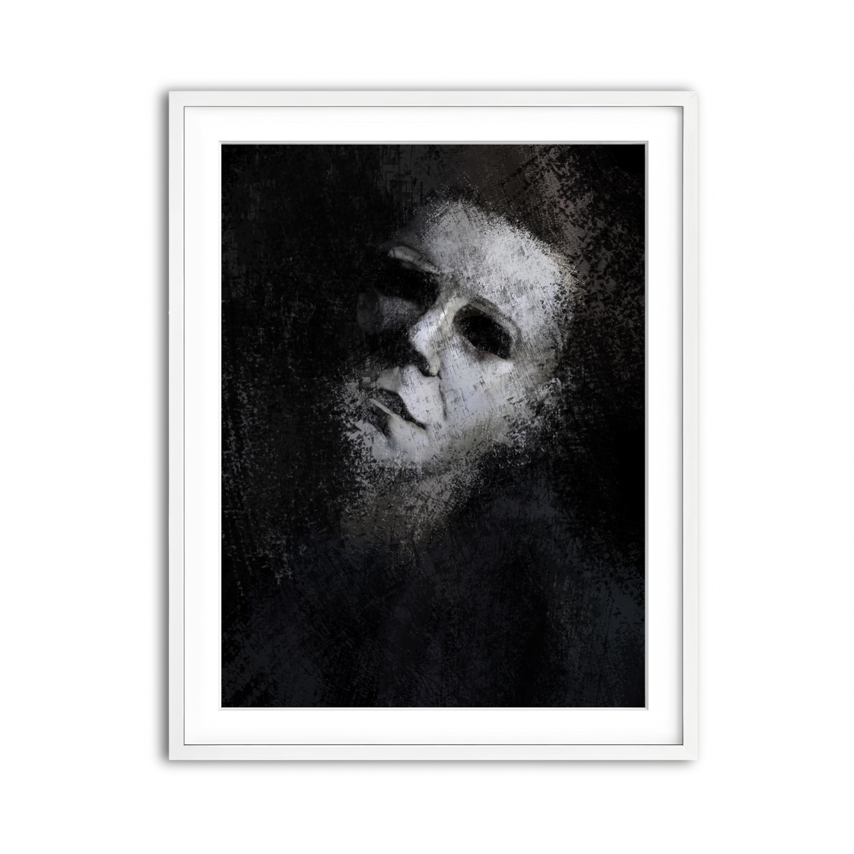 Framed Print 3x4 White