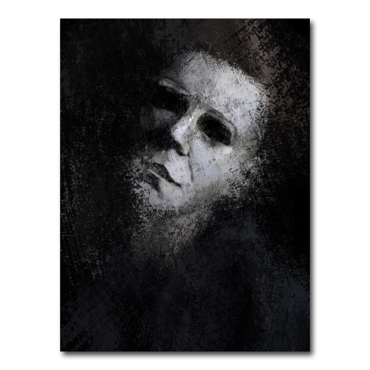 AUTO-MOCKUP WHITE | Michael Myers | 1 Piece | Gallery Wrap Canvas | group=3x4