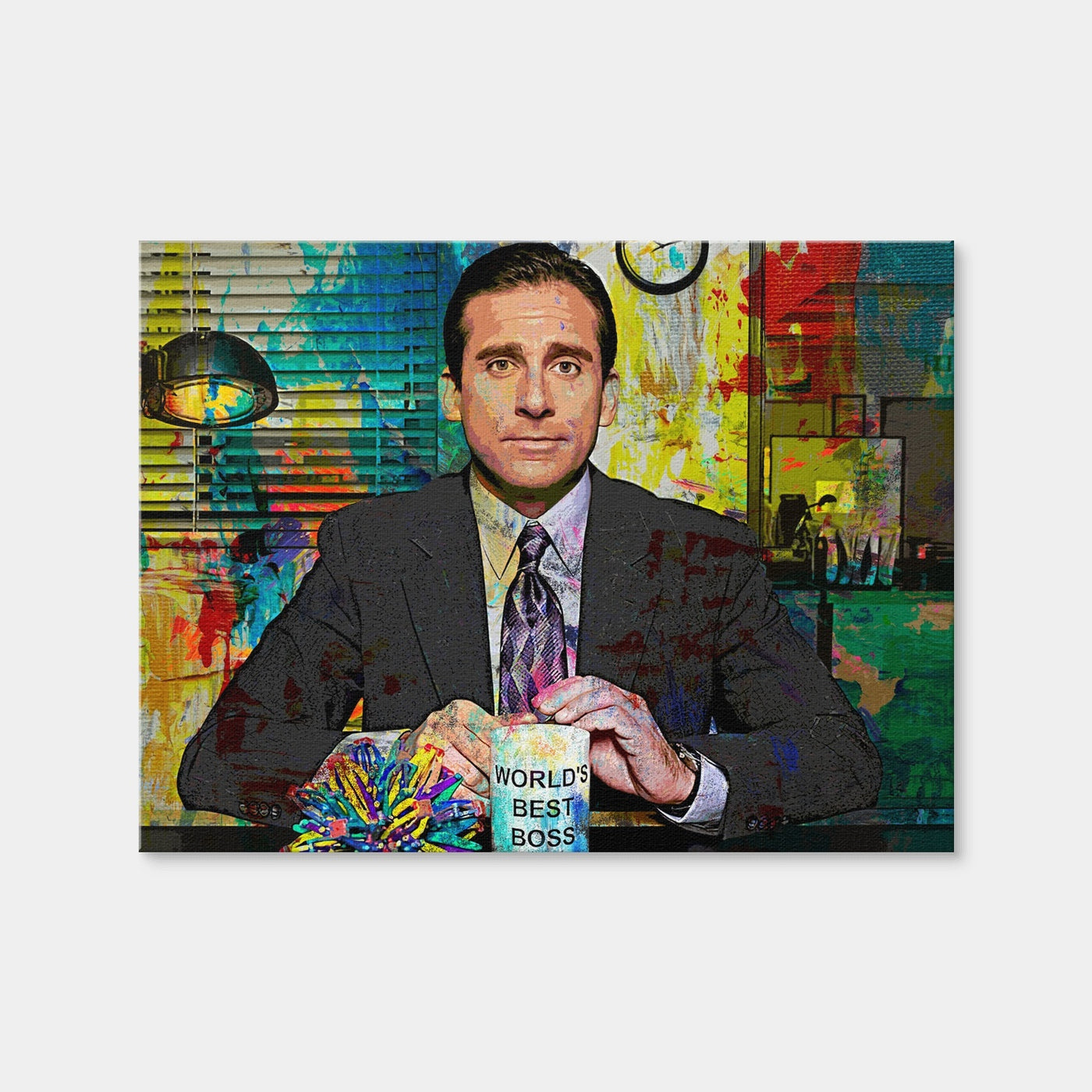 AUTO-MOCKUP WHITE | Michael Scott | 1 Piece | Gallery Wrap Canvas | group=4x3