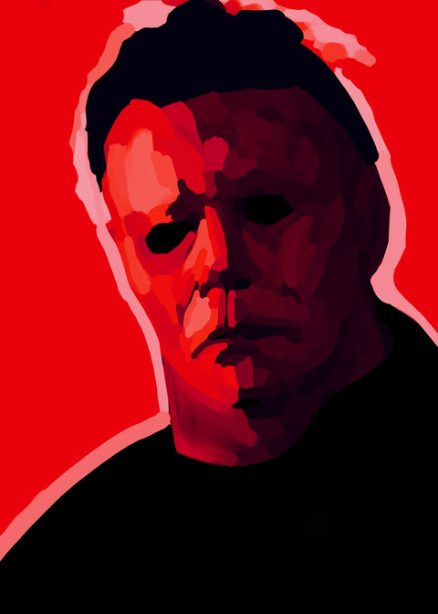 Michael in Red Wall Art