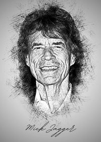 Mick Jagger Wall Art