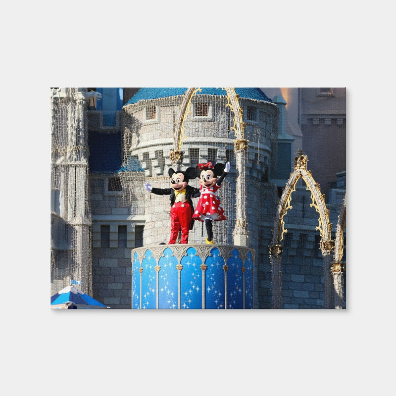 AUTO-MOCKUP WHITE | Mickey & Minnie Disney World | 1 Piece | Gallery Wrap Canvas | group=4x3