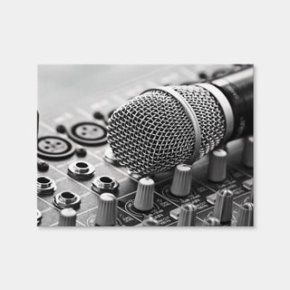 AUTO-MOCKUP WHITE | Microphone Mixer | 1 Piece | Gallery Wrap Canvas | group=4x3