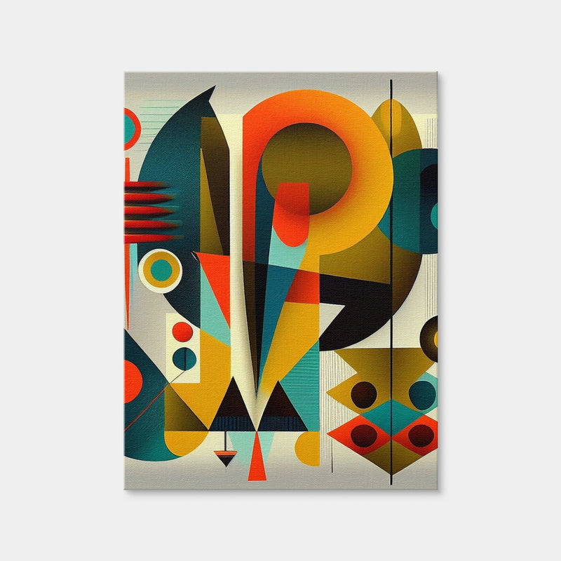 AUTO-MOCKUP WHITE | Mid Century Abstract S3 | 1 Piece | Gallery Wrap Canvas | group=3x4