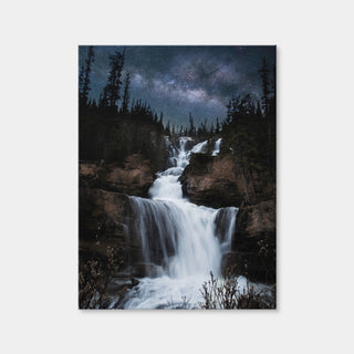 AUTO-MOCKUP WHITE | Milky Way Waterfall | 1 Piece | Gallery Wrap Canvas | group=3x4
