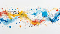 Minimalist Musical Notes Wall Art