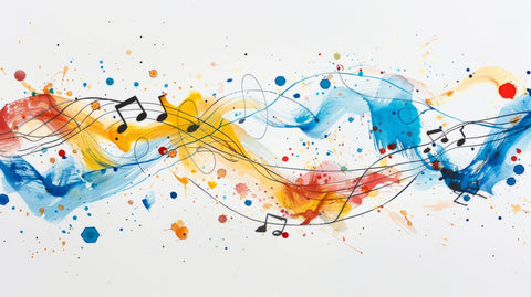 Minimalist Musical Notes Wall Art