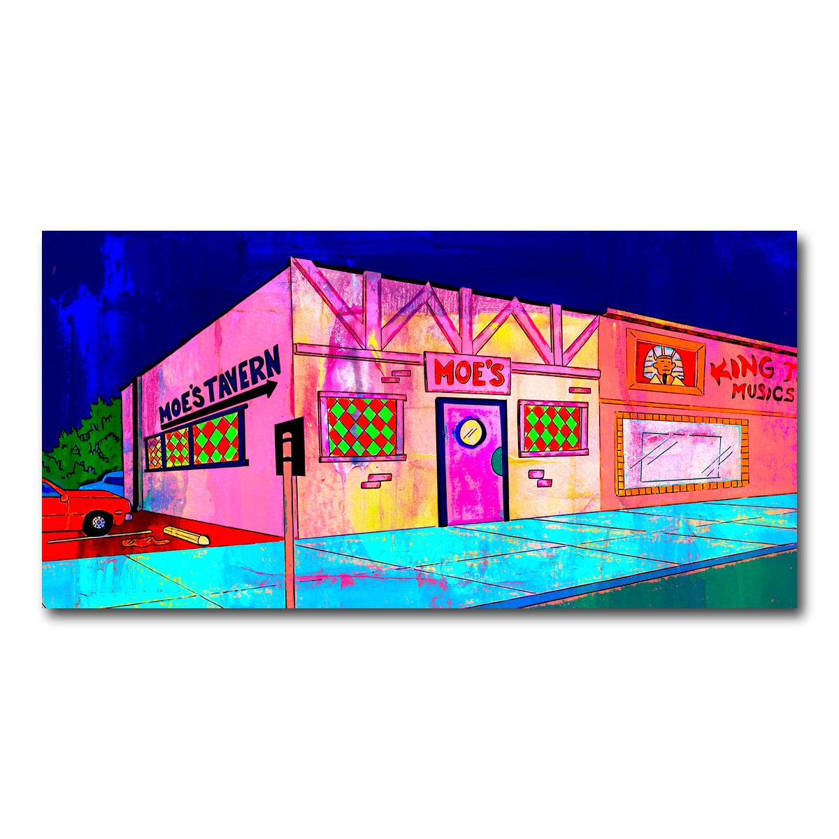 AUTO-MOCKUP WHITE | Moe's Tavern | 1 Piece | Gallery Wrap Canvas | group=2x1