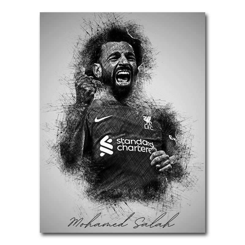 AUTO-MOCKUP WHITE | Mohamed Salah 2 | 1 Piece | Gallery Wrap Canvas | group=3x4