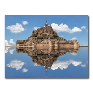 AUTO-MOCKUP WHITE | Mont Saint Michel | 1 Piece | Gallery Wrap Canvas | group=4x3