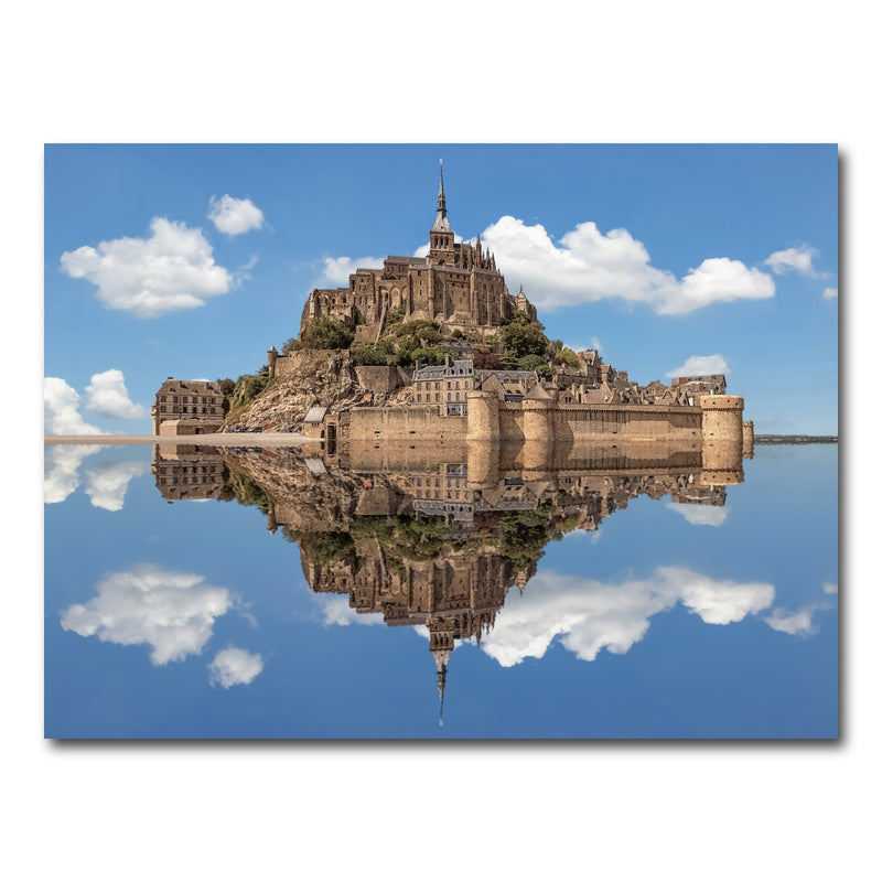 AUTO-MOCKUP WHITE | Mont Saint Michel | 1 Piece | Gallery Wrap Canvas | group=4x3