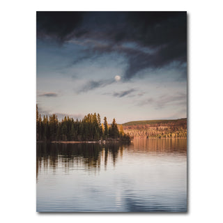 AUTO-MOCKUP WHITE | Moon Over Francois Lake | 1 Piece | Gallery Wrap Canvas | group=3x4