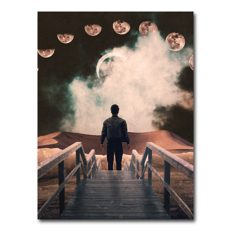 AUTO-MOCKUP WHITE | Moon Way Bridge | 1 Piece | Gallery Wrap Canvas | group=3x4