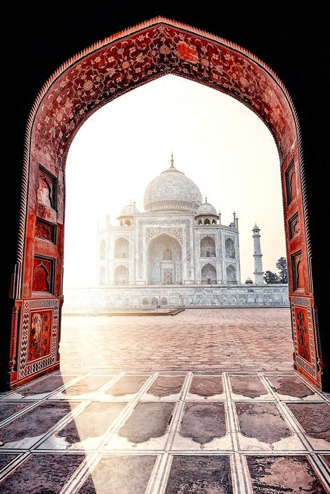Morning Light Taj Mahal Wall Art