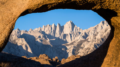 Mount Whitney through Sandstone Archway Wall Art