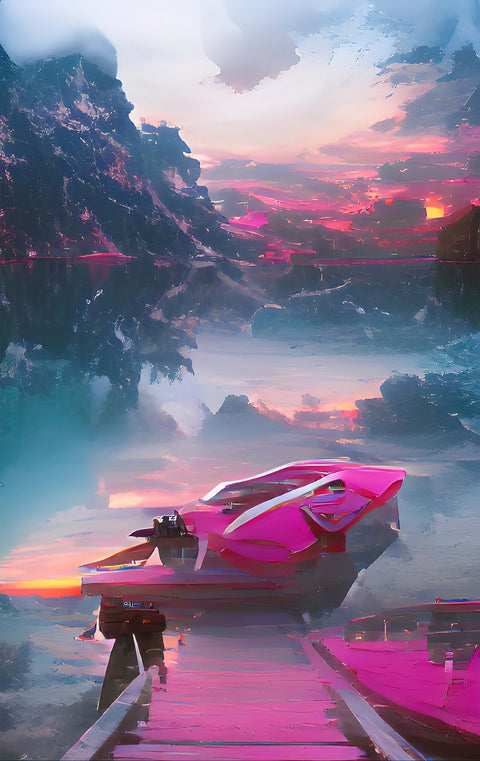 Mountain Lake Wall Art