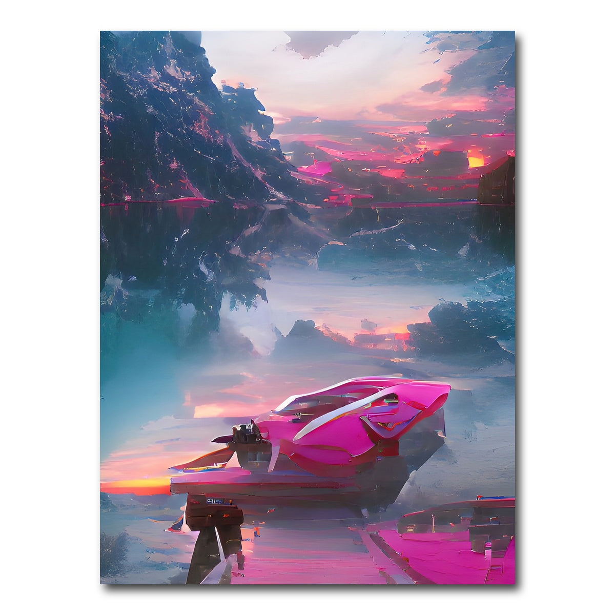AUTO-MOCKUP WHITE | Mountain Lake | 1 Piece | Gallery Wrap Canvas | group=3x4