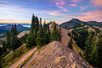Mountaintop Sunset Wall Art