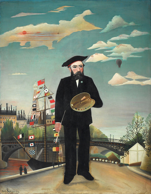 Myself Portrait Landscape Wall Art